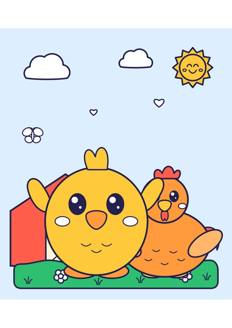 Le poussin qui cherchait sa maman