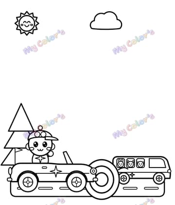 Page 9 du livre Léo et la petite voiture rouge