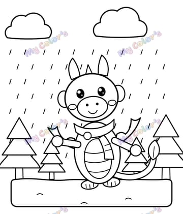 Page 7 du livre Plume, le petit dragon