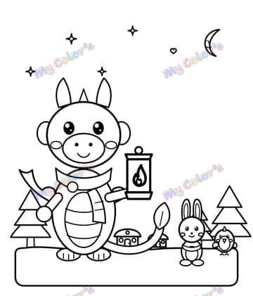 Page 12 du livre Plume, le petit dragon