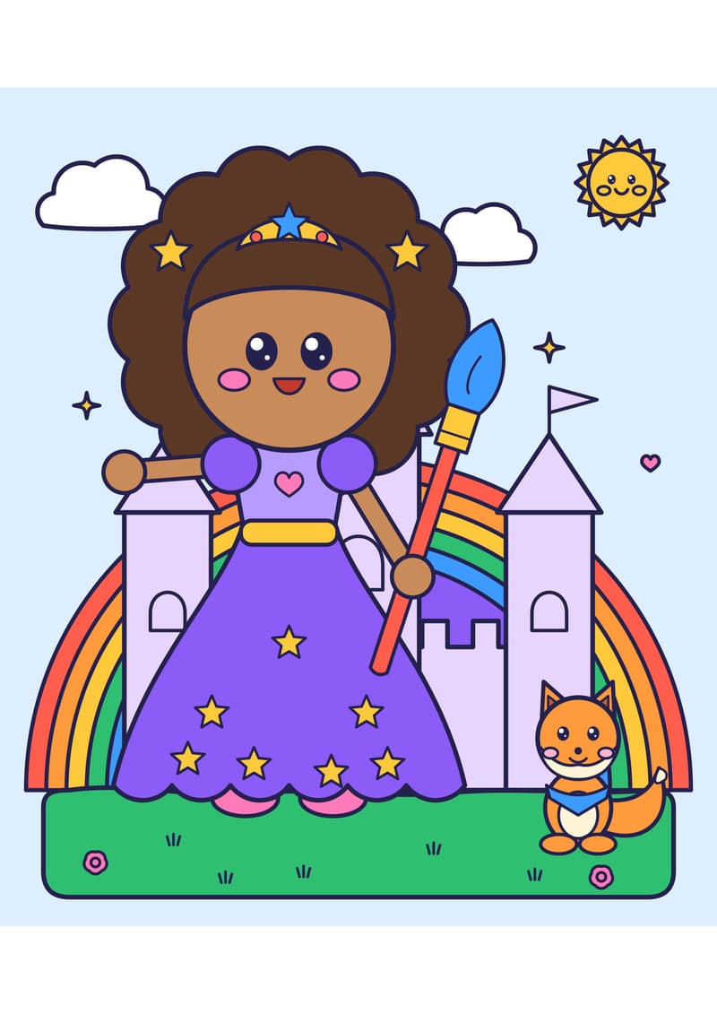 La princesse Lou et les couleurs perdues