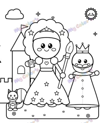 Page 3 du livre La princesse Lou et les couleurs perdues