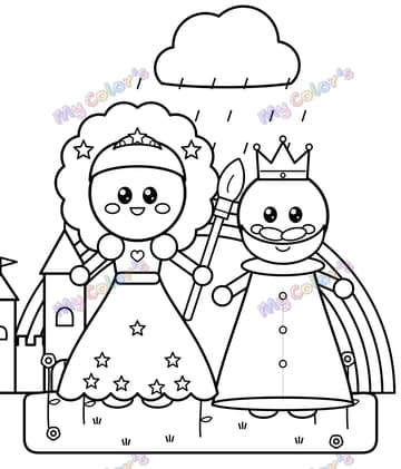 Page 13 du livre La princesse Lou et les couleurs perdues