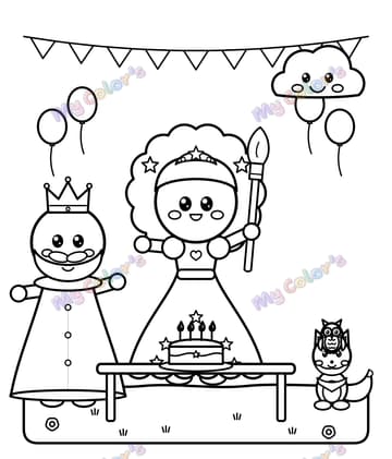 Page 14 du livre La princesse Lou et les couleurs perdues